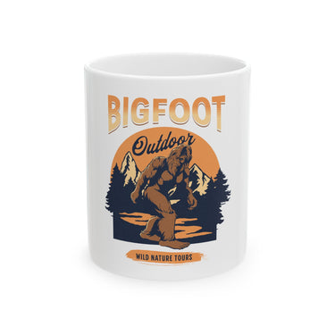 Bigfoot Camping Gift Graphic Novelty Ceramic Coffee Mug-0